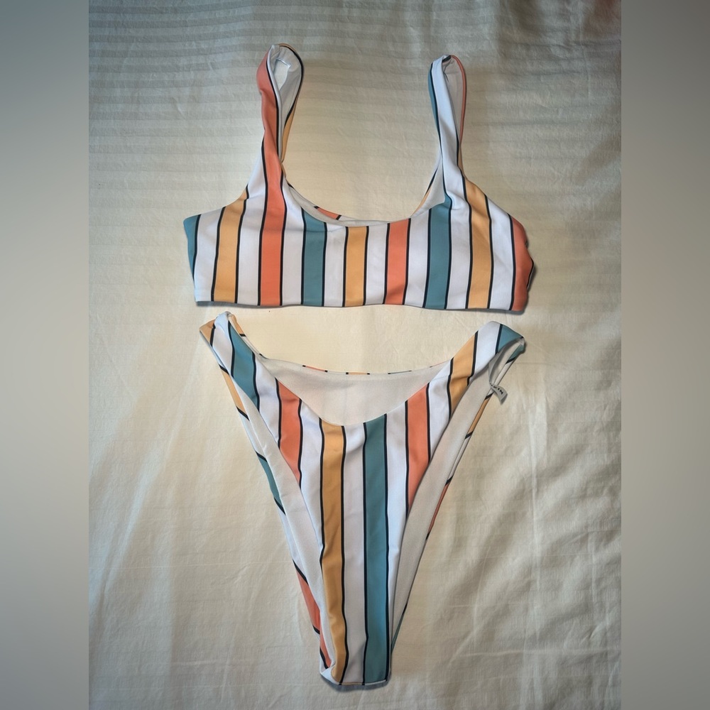 Pastel Stripped Bikini
